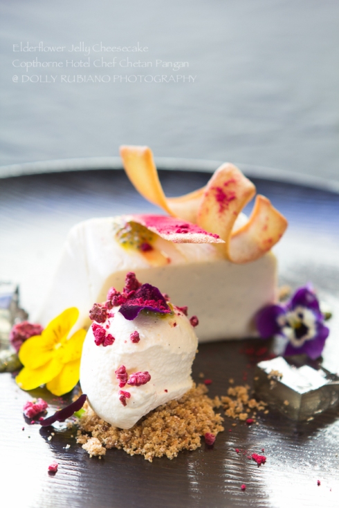 Elderflower Jelly Cheesecake by Copthorne Hotel Chef Chetan Pangan
